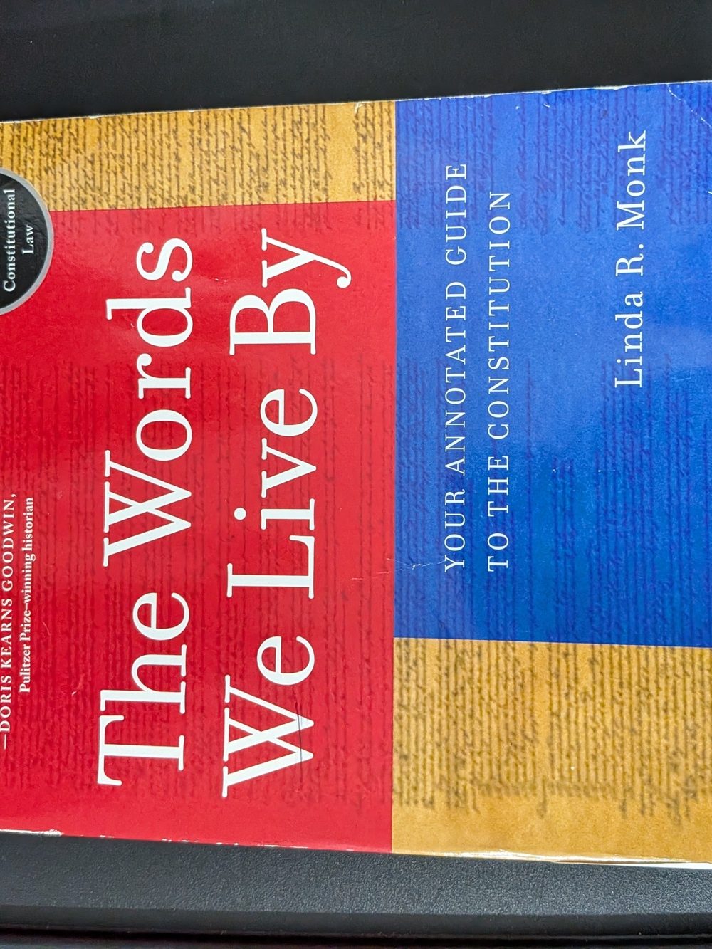 Hachette 'The Words We Live By' Cover Art - Red, Blue, Gold